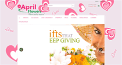 Desktop Screenshot of myaprilflowers.com